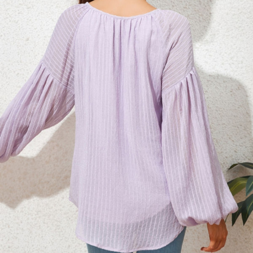 PURPLE BLOUSE - Picture 2 of 3